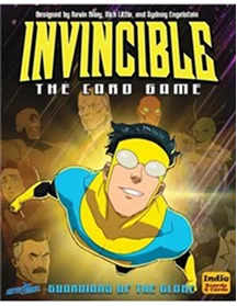 gra karciana Invincible z postacią superbohatera