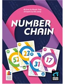 gra Number Chain z kolorowymi cyframi i łańcuchem